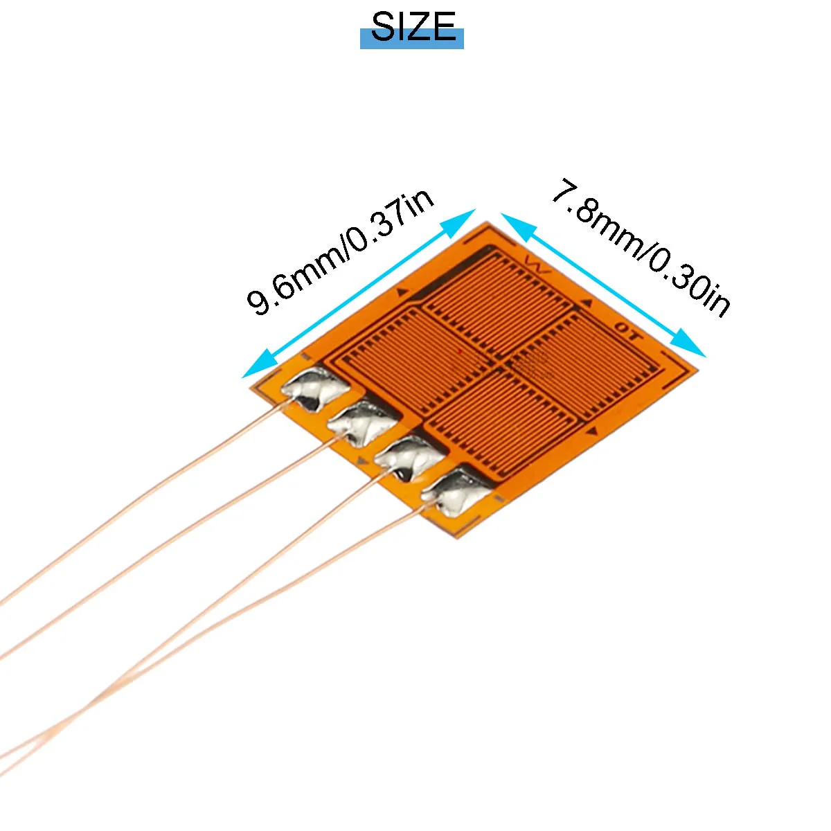 Youmile 2 Pieces Strain Gauges BF350-3EB BF350 350 Ohm Full Bridge DMS Foil DMS High Precision Pressure Sensor - Image 3