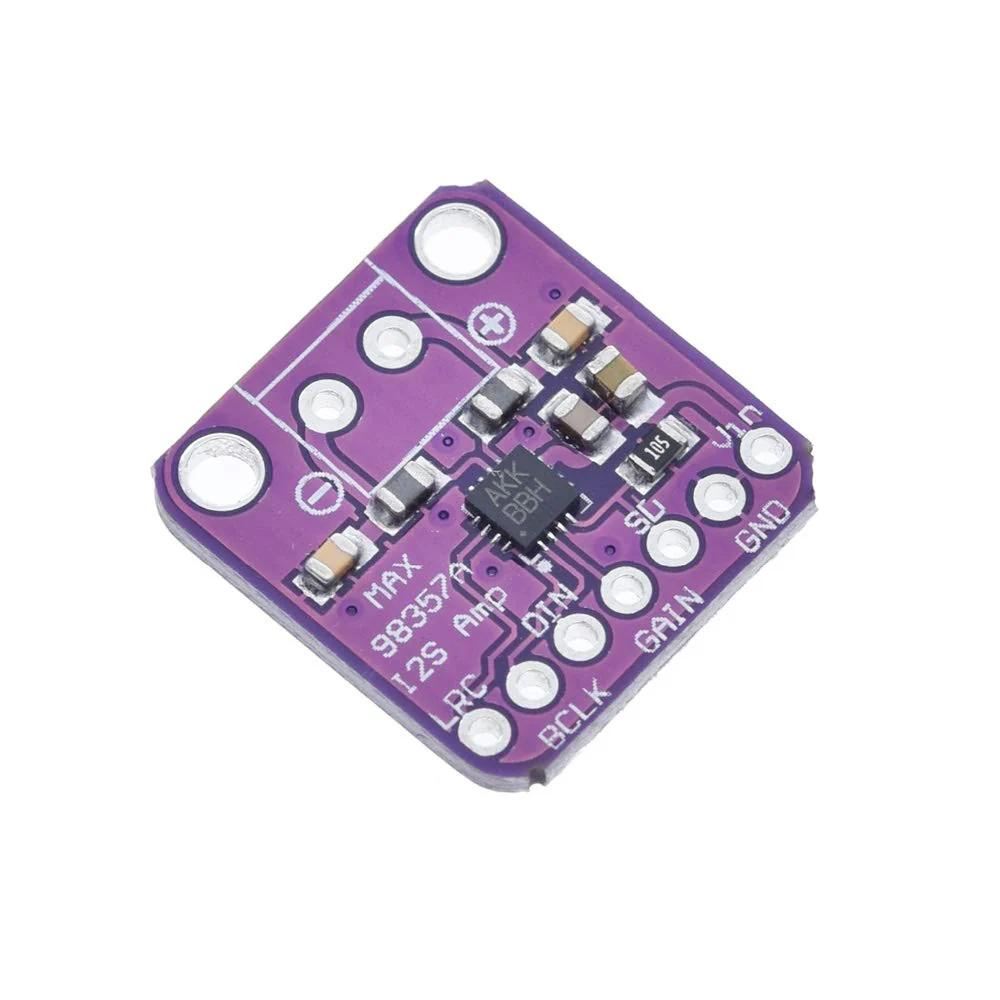 Youmile 2pcs MAX98357 Audio Power Amplifier Module I2S Class D Filterless Audio Amplifier Board for Raspberry Pi with Dupont Cable - Image 5