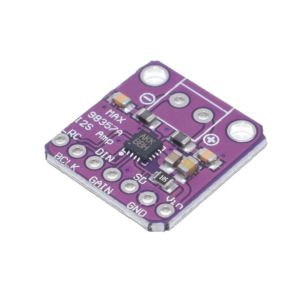 Youmile 2pcs MAX98357 Audio Power Amplifier Module I2S Class D Filterless Audio Amplifier Board for Raspberry Pi with Dupont Cable - Image 7