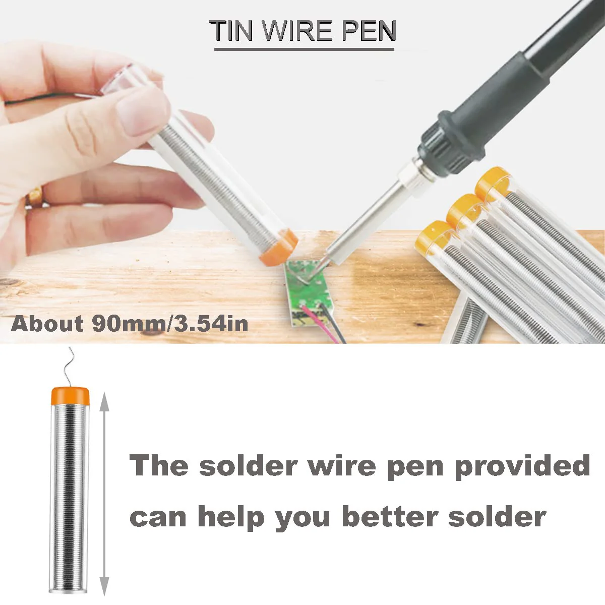 Youmile 30pcs DIP IC Socket 16pin Round 2.54mm Grid IC Base Adapter Round Hole Solder Type High Quality with Tin Wire Pen for DIY Electronics Experiments 16 pin - Image 6