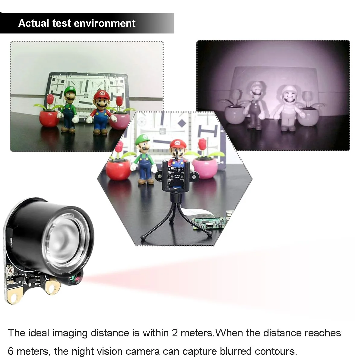 Youmile Infrared LED Module for Raspberry Pi Camera 3 W 850 nm IR Night Vision Infrared Spotlight Light Sensitive Lamp 2 Hole Spacing 13.66 mm Adjustable Resistance with Screwdriver Pack of 2 - Image 6