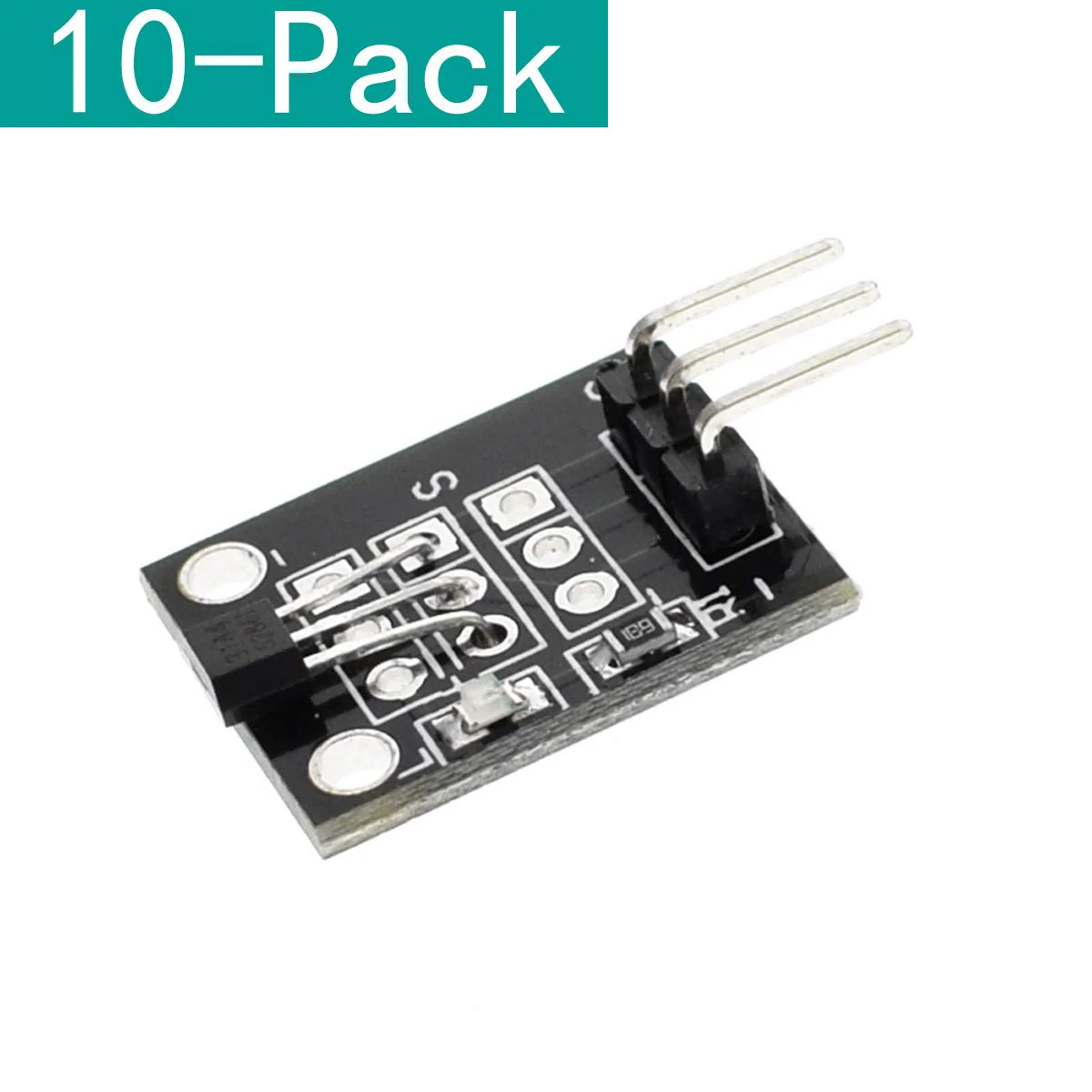 YOUMILE KY-003 Hall Effect Magnetic Sensor Module 3144 for Arduino PIC AVR Smart Car Pack of 10