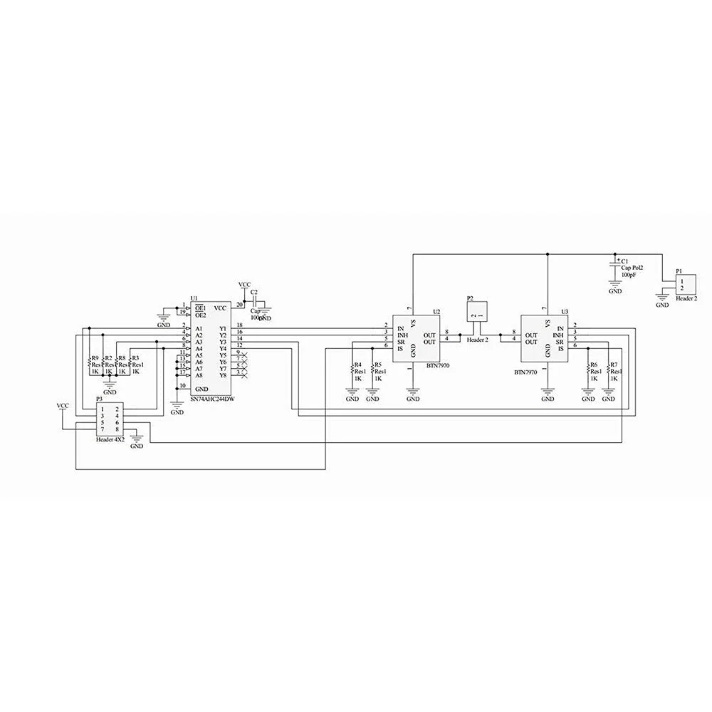 Youmile Motor Driver Module BTS7960B Double DC Stepper Motor Driver H-Bridge PWM Smart Car Driver Module for Arduino Current Limiting with DuPont Cable - Image 7