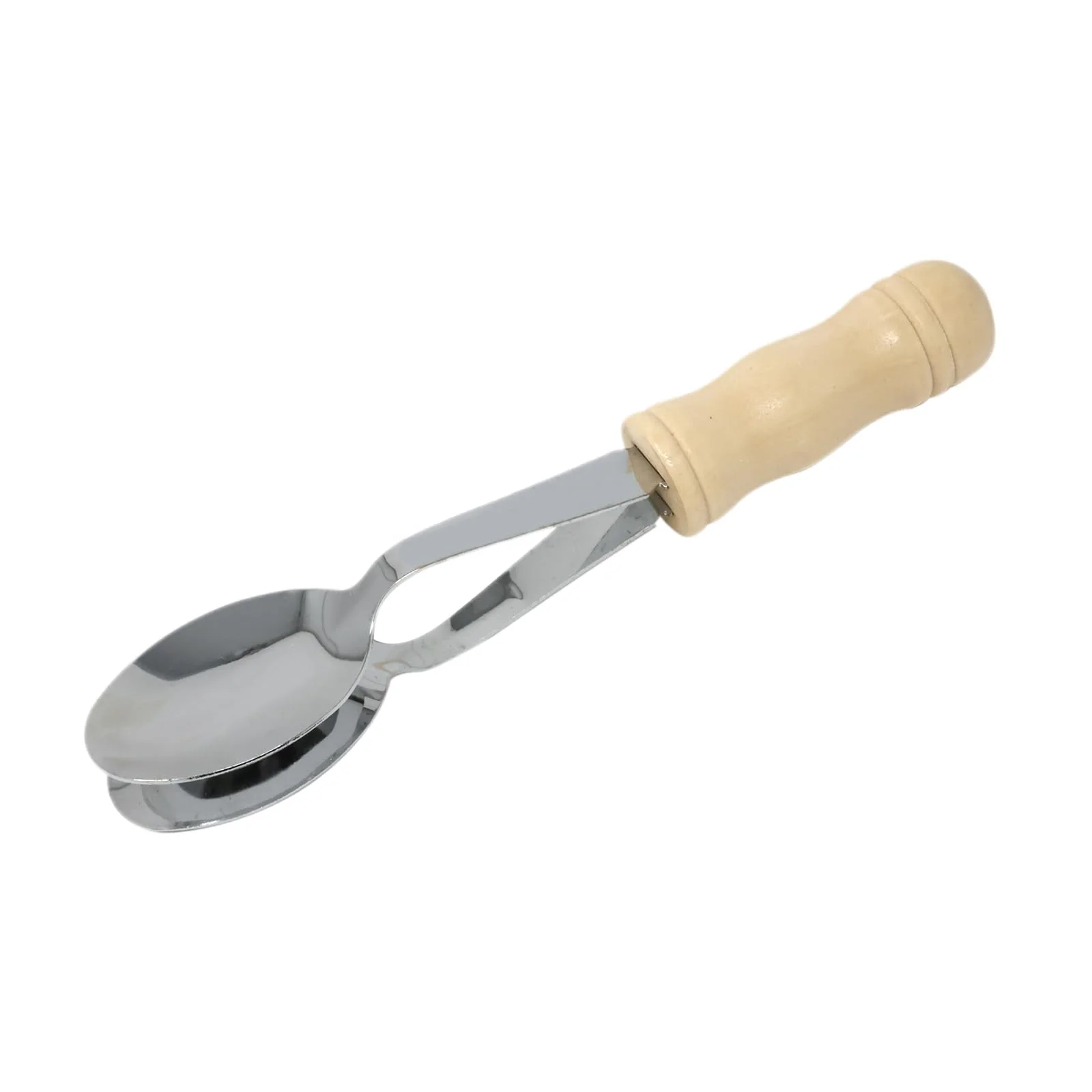 yueton 1PCS Music Spoon Rural Percussion Instruments Music Spoon Soundboard Metal Spoon for Folk Percussion Instruments Music Enlightenment