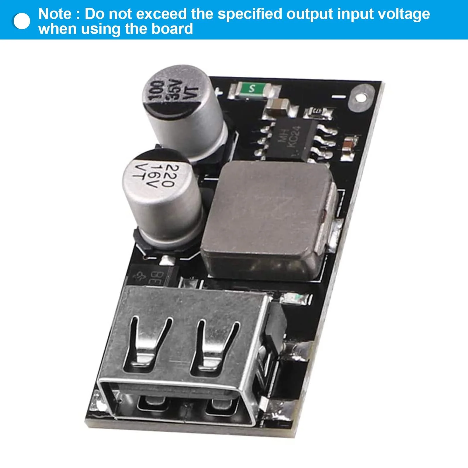 zalati DC-DC Power Buck Module Step-Down Converter Power Supply Voltage Regulator Compatible with QC2.0 QC3.0 FCP PD AFC - 1 Port - Image 7
