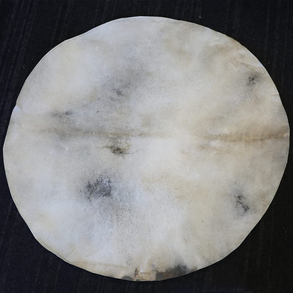 Zaza Percussion - Goatskin for Darbuka Doumbek Drum, Goat Skin for Djembe Natural Flat Round Goat Skin Head-30'' 30'' - Image 5