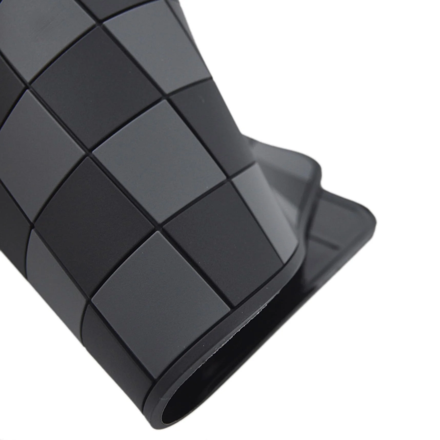 Zorratin Checkered Anti-Slip Rubber Gripper Pad Tray Mat for Key Fob Sunglasses Cell Phone, Heat-Resistant on Dashboard or Armrest Interior Accessories Washable Flat Black and White Checkered - Image 7