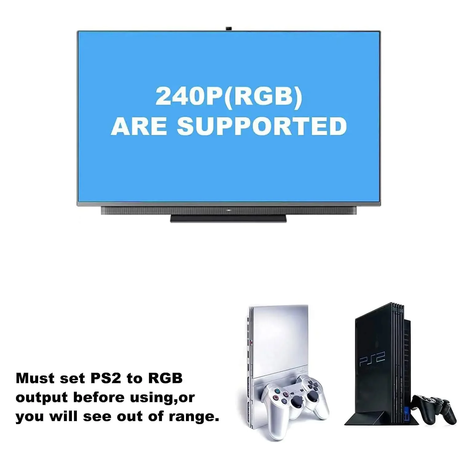 ZUZONG PS2 to HDMI Converter - Supports 1080P/720P, Compatible with PS1, PS2, PS3 - Image 3