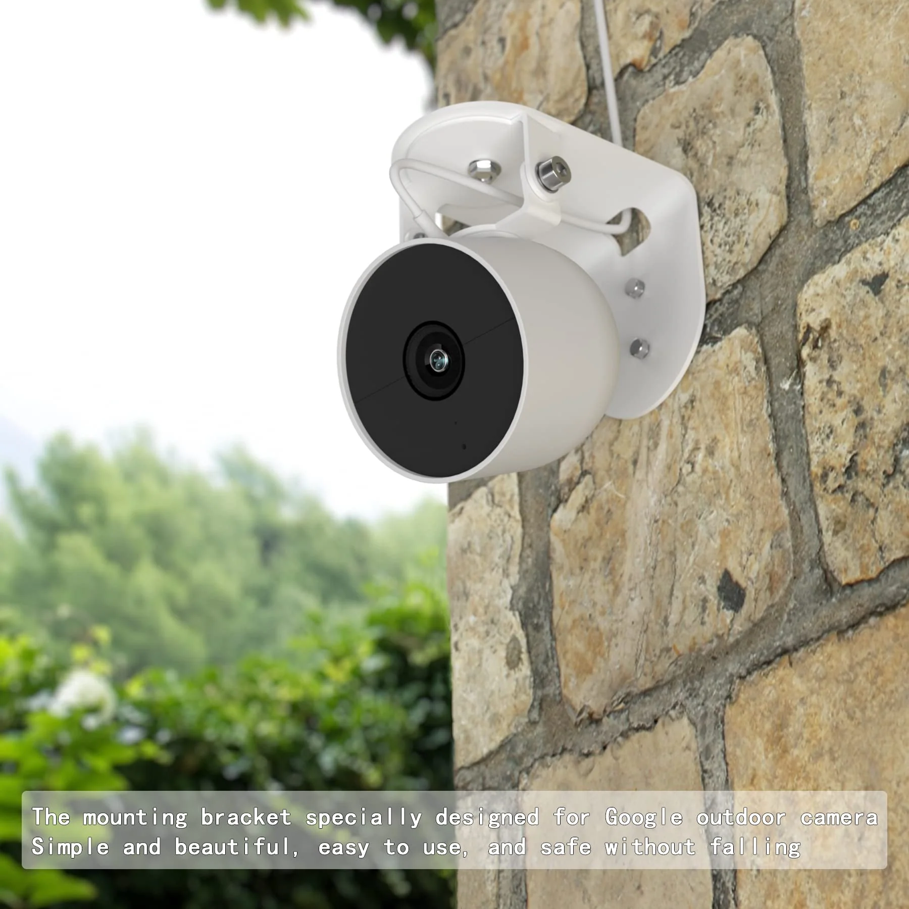 Zwolf Metal Wall Mount for Google Nest Cam Outdoor Battery 2nd Generation , Anti-Drop , Provide Better Viewing Angles (Pack of 2) Pack of 2 - Image 5